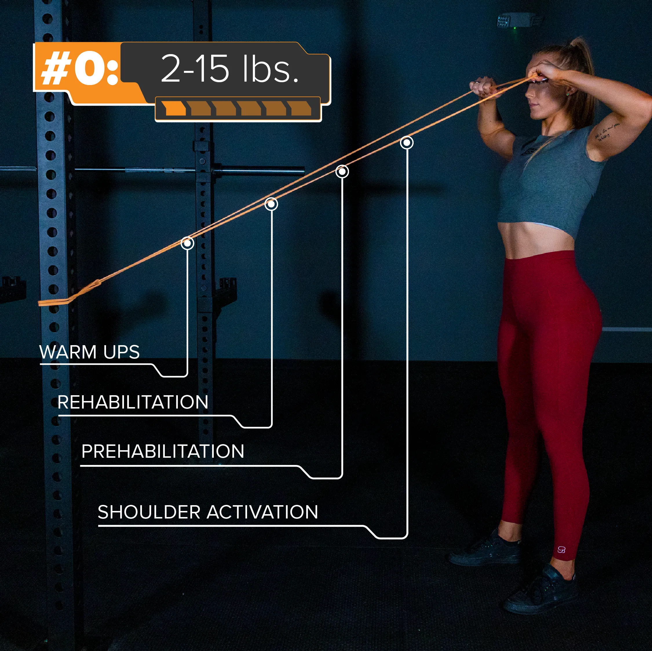 41" *Wide* Micro Mini Resistance Band (2-15 lbs)