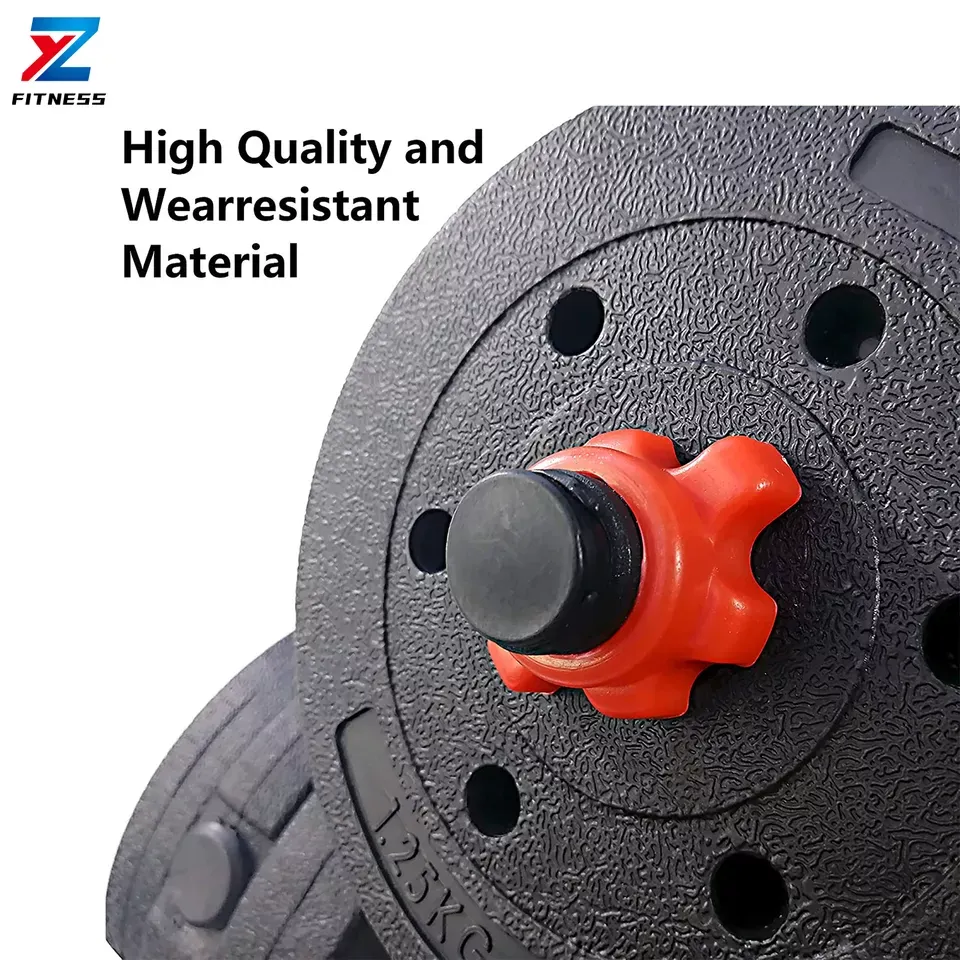 5in1 Multi-Purpose Pair of Adjustable Plastic Dumbbell