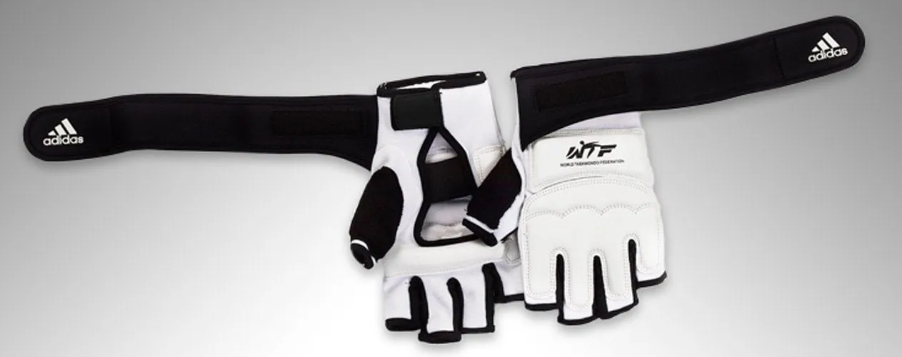 Adidas Taekwondo Hand Protector Fighter Gloves TKD WTF Approved S to XL