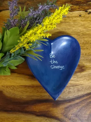 Be The Change Heart Dish