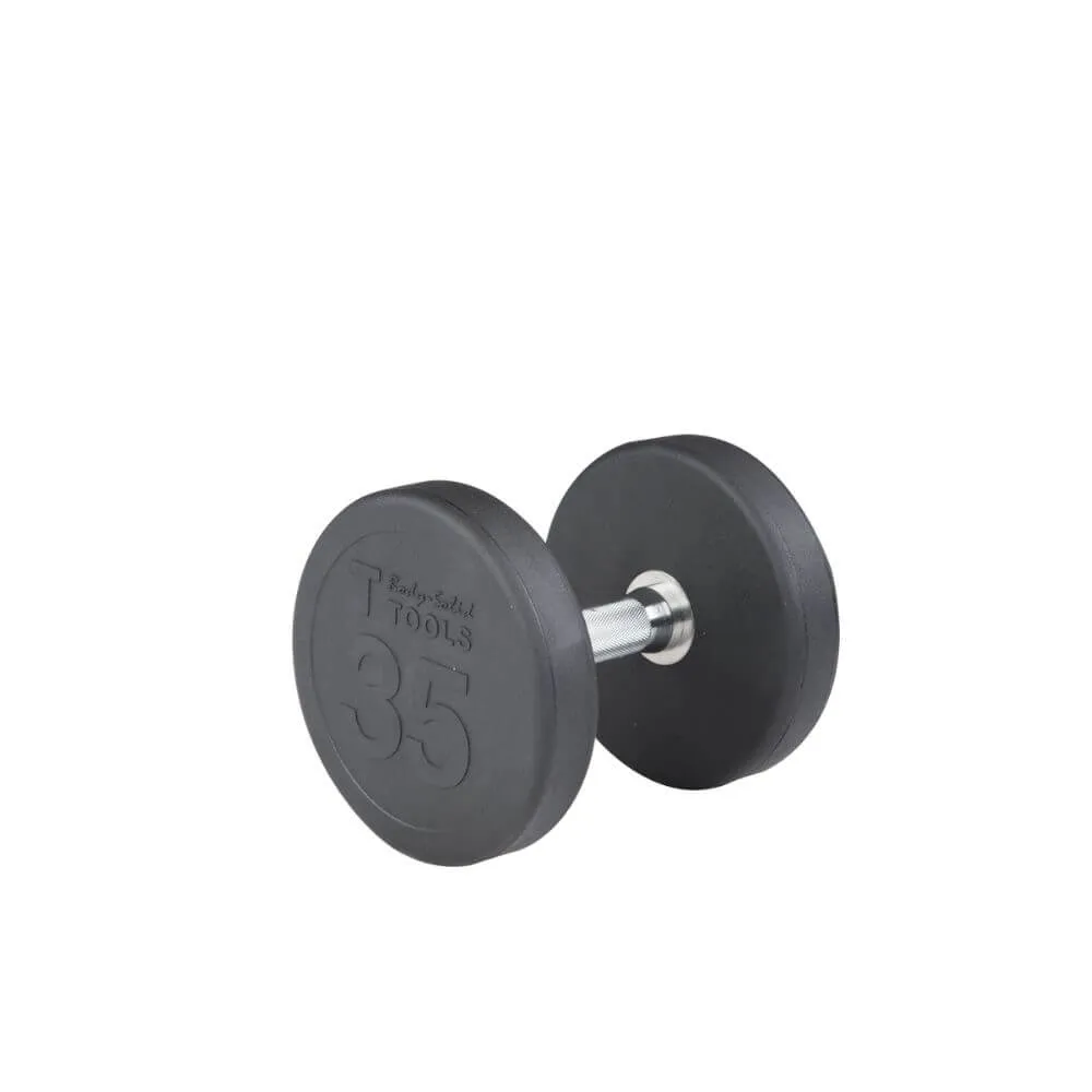 Body-Solid Rubber Round Dumbbells SDP
