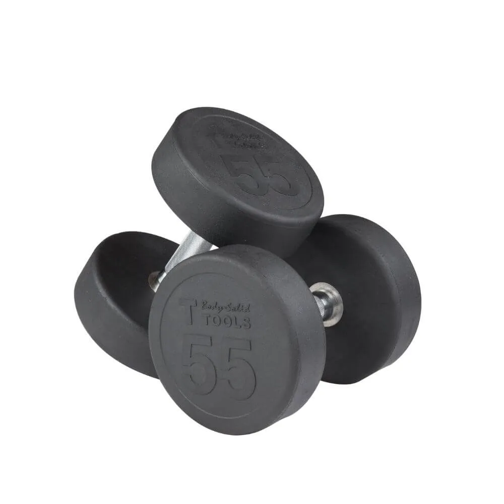 Body-Solid Rubber Round Dumbbells SDP