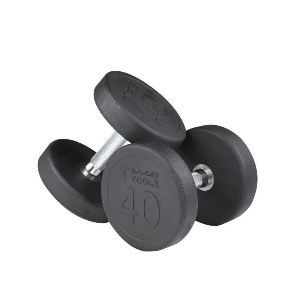 Body-Solid Rubber Round Dumbbells SDP