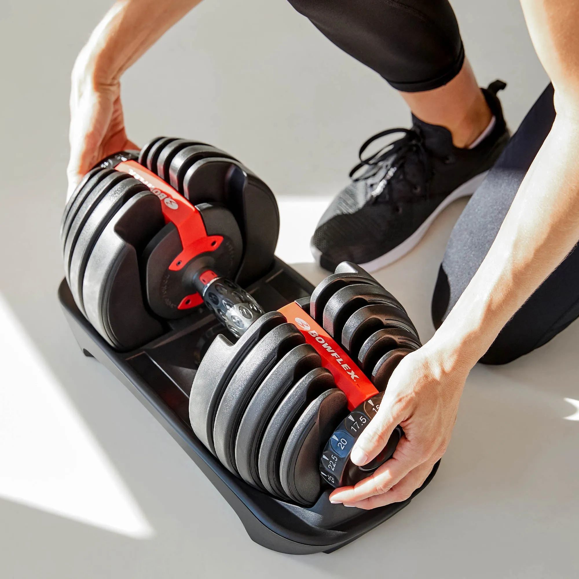 BowFlex SelectTech 552i Adjustable Dumbbell Set
