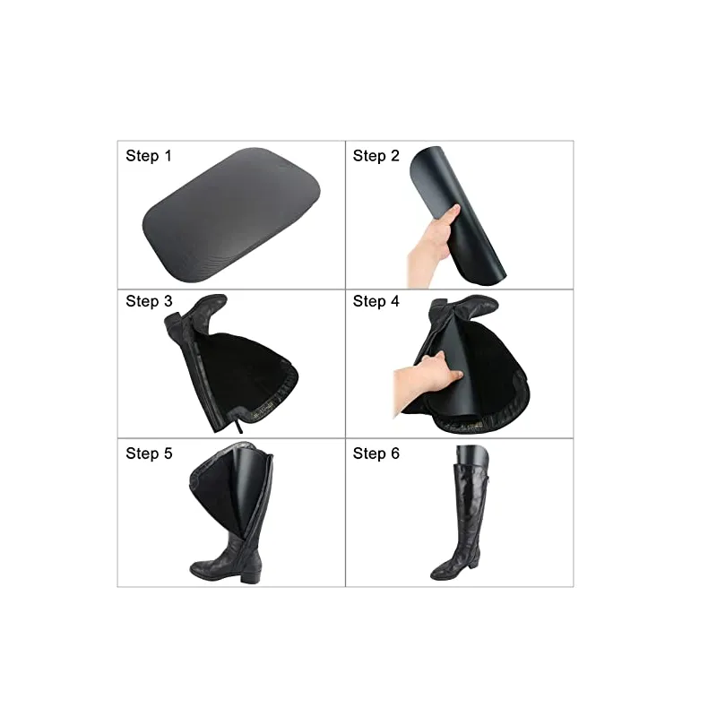 DasMarine 5 Pairs 10 Sheets 16 Length Boot Shapers Boot Shaper Form Inserts Boot Trees for Tall Boots Boots Tall Support for Women and Men