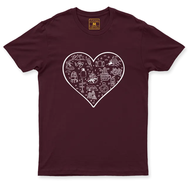 Drifit Shirt: Hiking Heart