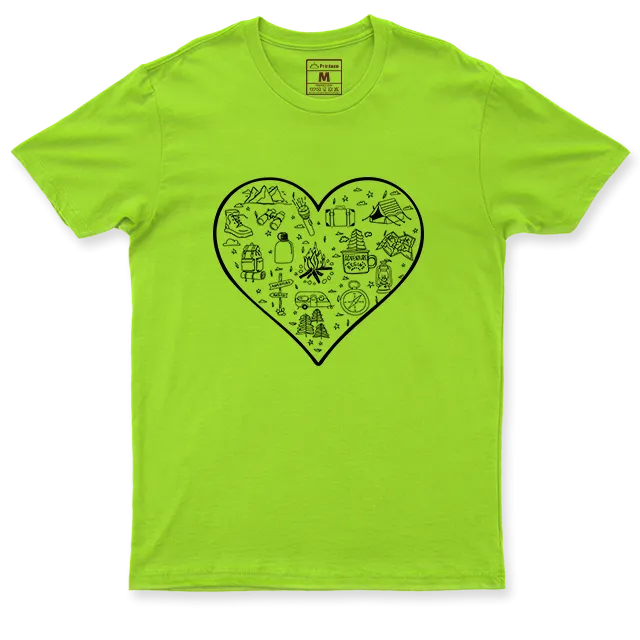 Drifit Shirt: Hiking Heart