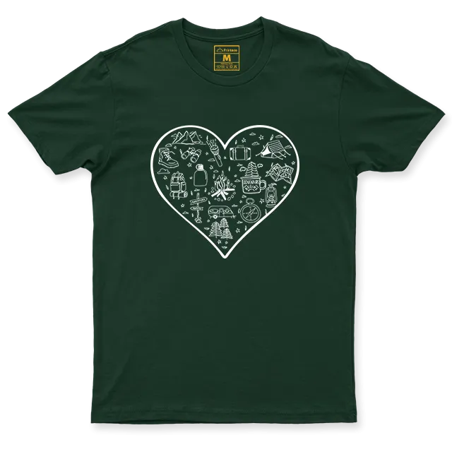 Drifit Shirt: Hiking Heart