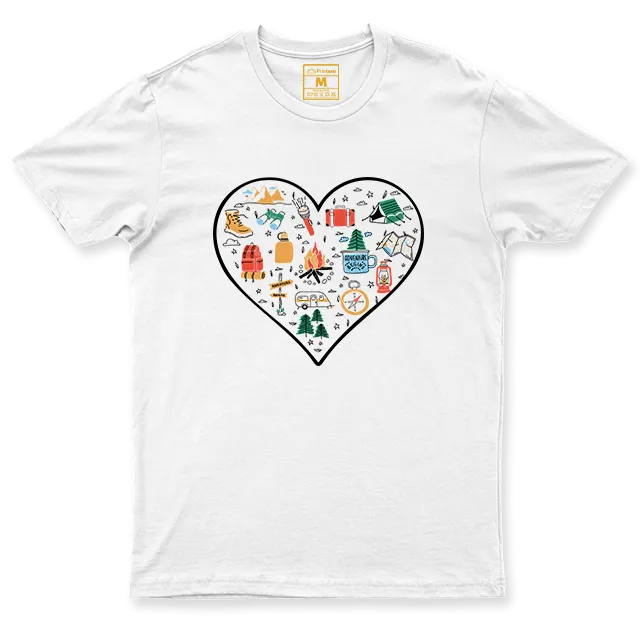 Drifit Shirt: Hiking Heart