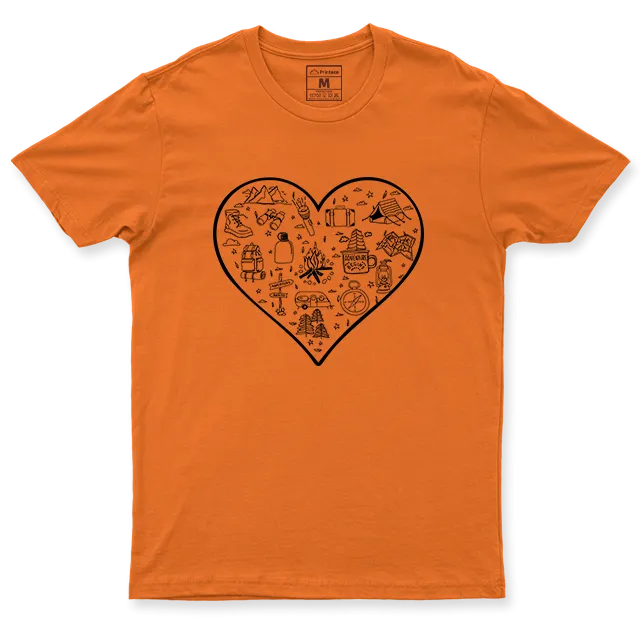 Drifit Shirt: Hiking Heart