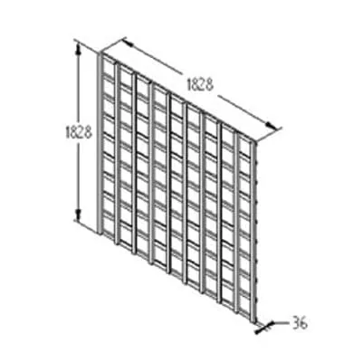 Forest Heavy Duty Trellis 183cm x 183cm