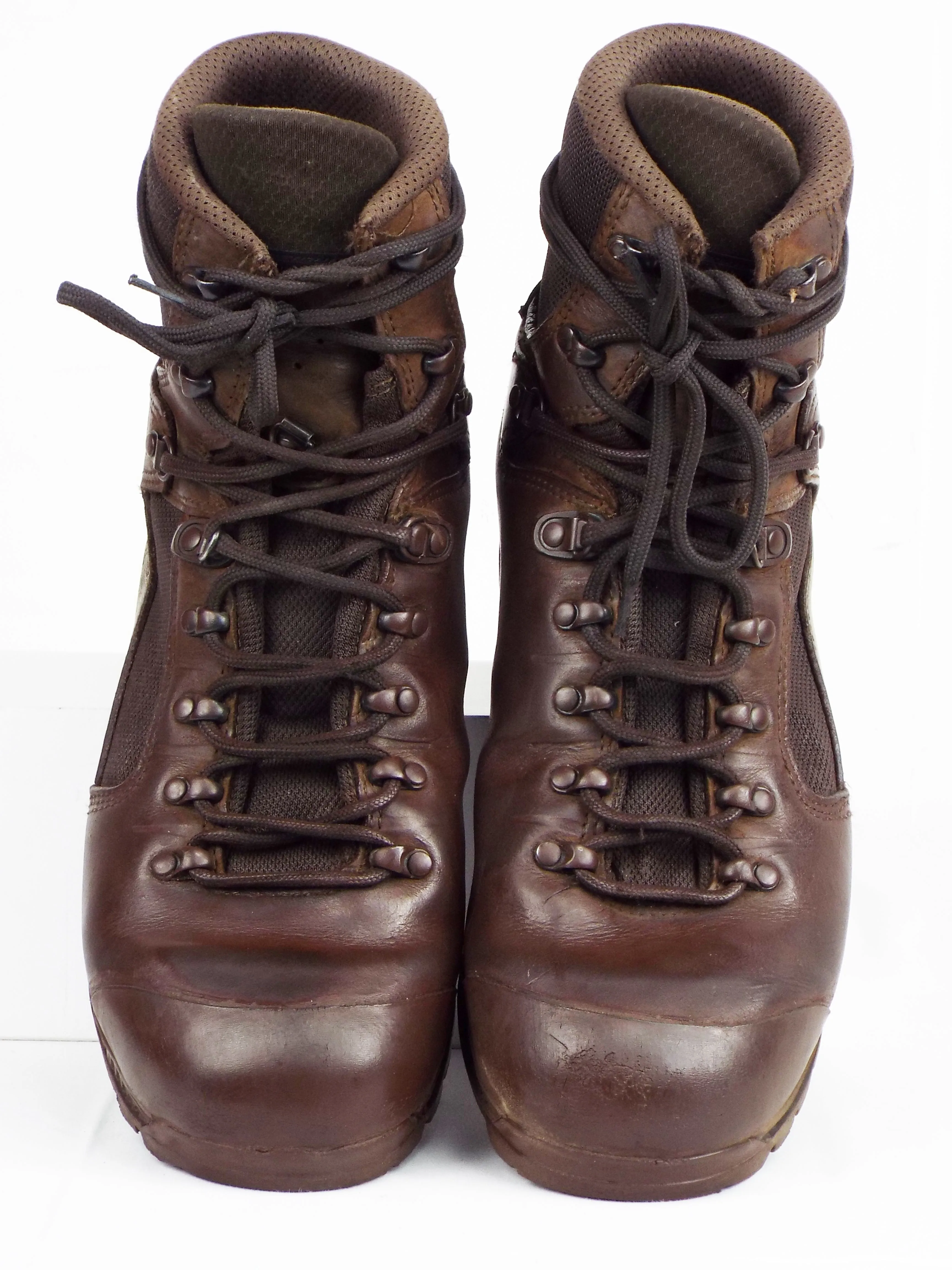 German Army - Meindl - Brown Leather w/ Cordura - Grade 1 - MD Rock