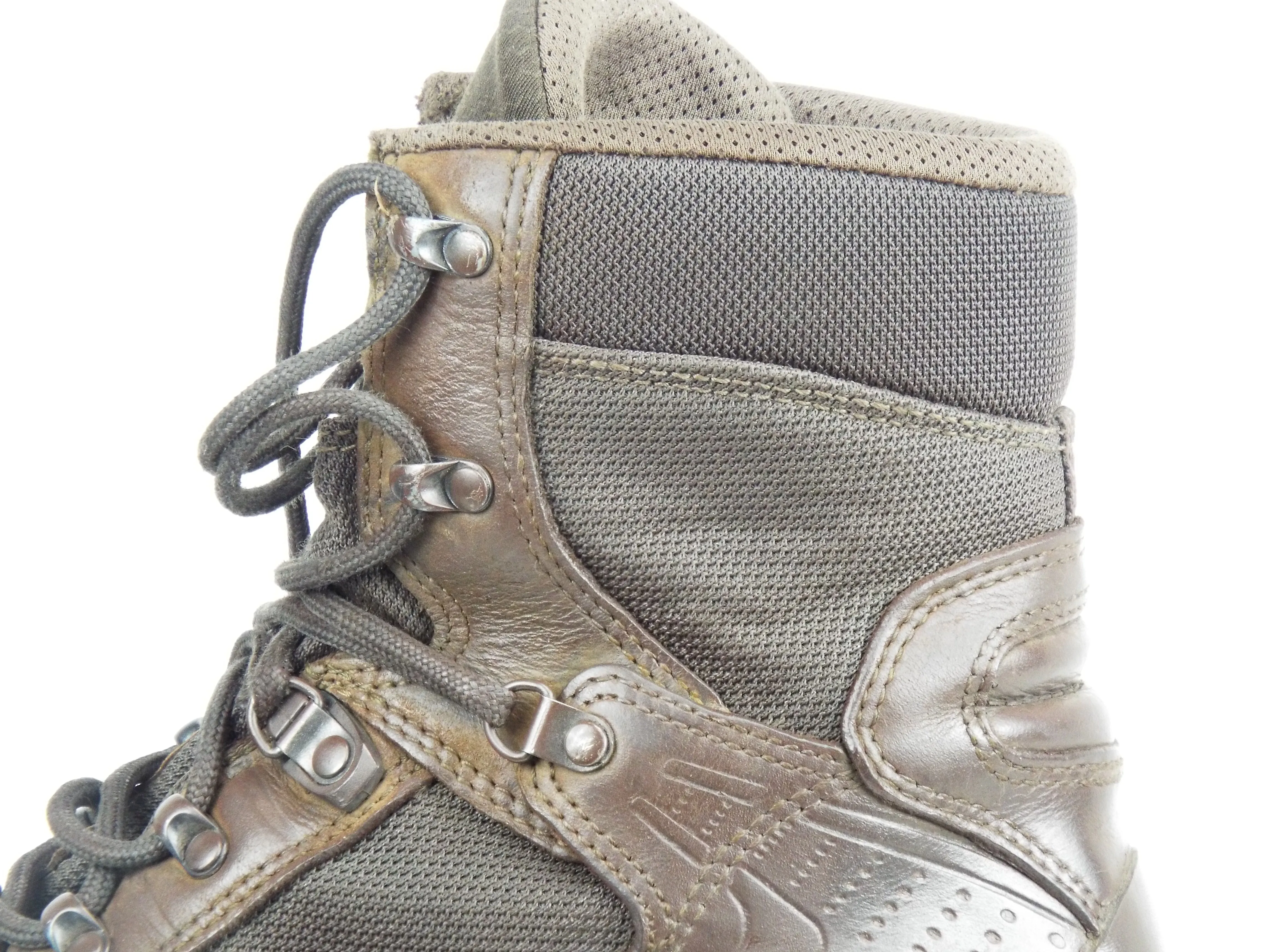 German Army - Meindl - Brown Leather w/ Cordura - Grade 1 - MD Rock