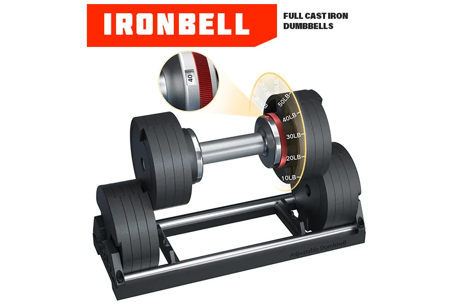 IRONBELL ADJUSTABLE DUMBBELL (PAIR)