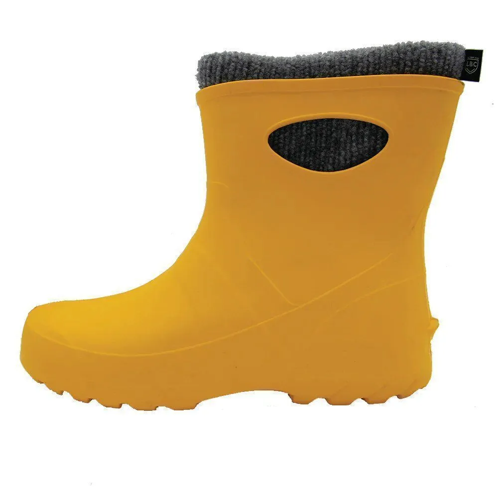 Leon Boots Ultralight Yellow Ladies Ankle Boots - Size 5