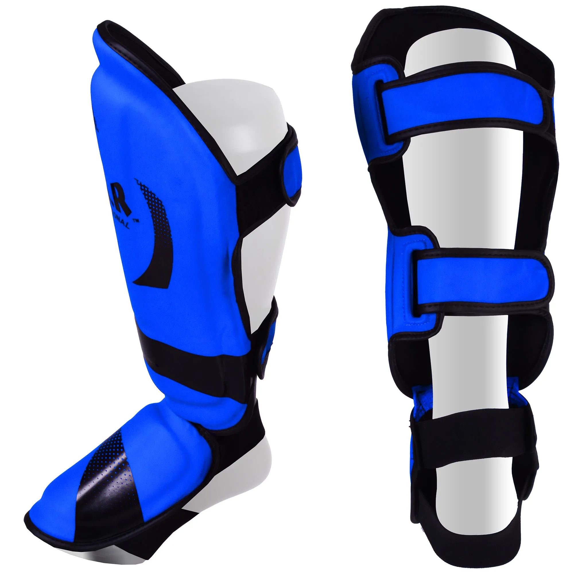 MAR-148F | Blue Kickboxing & Thai Boxing Shin & Instep Guards