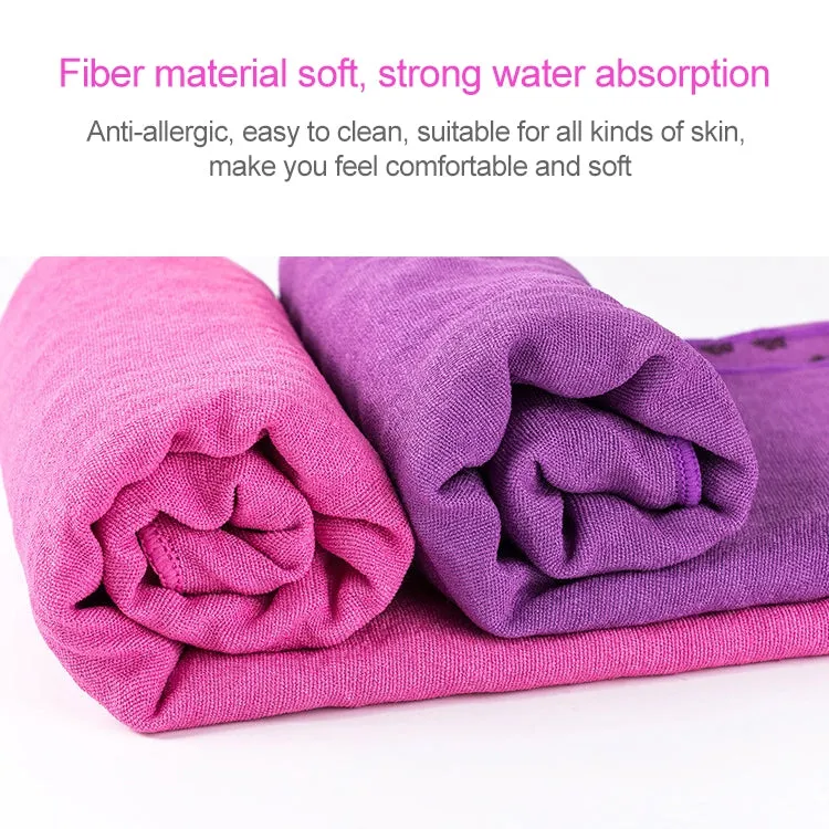 Microfiber Thickening Non-slip Yoga Blanket Long Washable Yoga Mat , Random Color Delivery