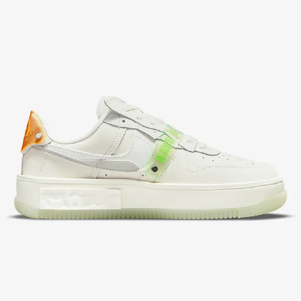 Nike Air Force 1 Fontanka sneakers, green/white/pink