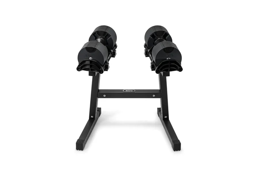 NÜOBELL 80lb Adjustable Dumbbells (Matte Black)