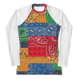Paisley Bandana Women's Rash Guard