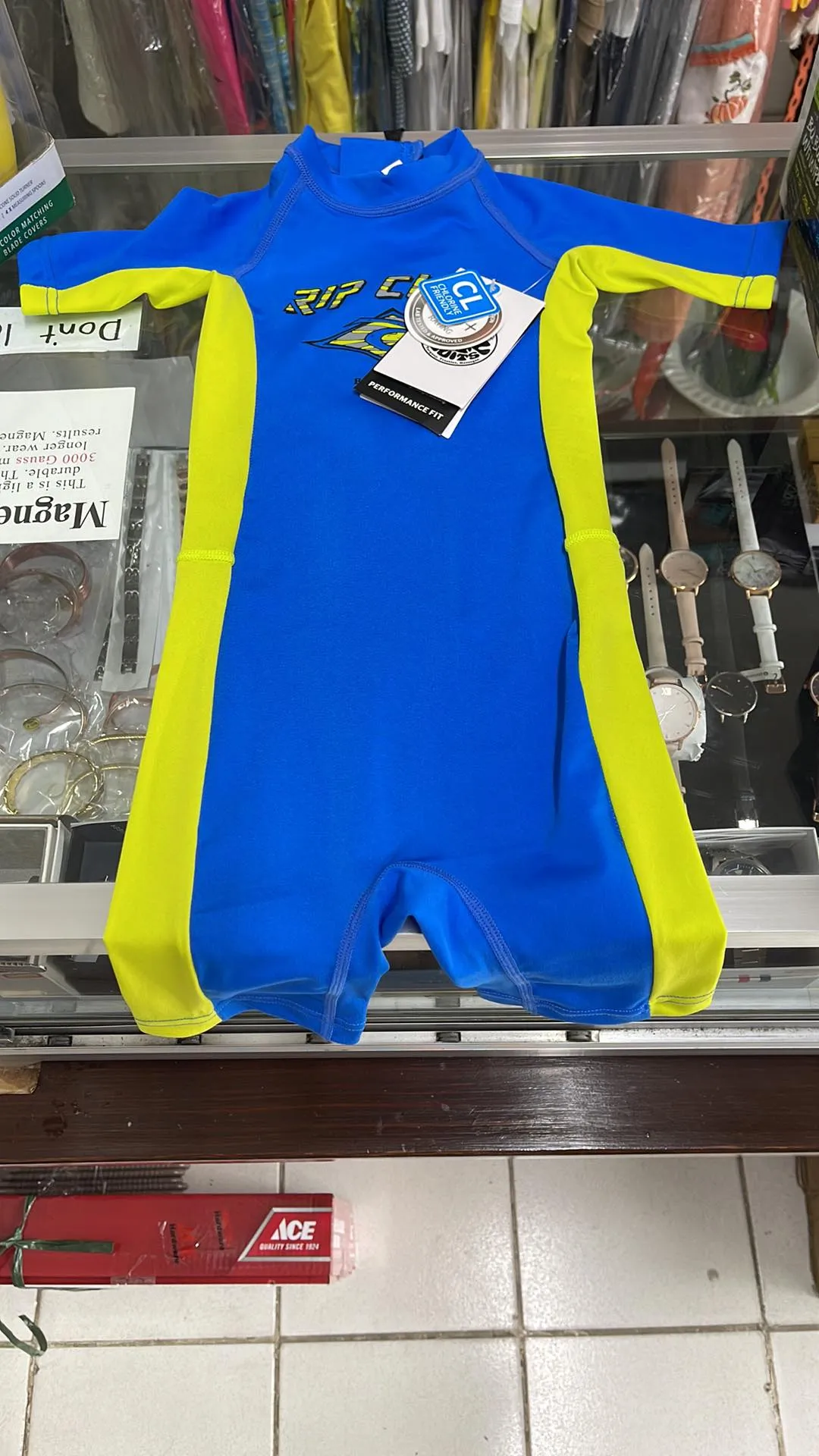 Rip Curl Junior Groms UV Short-sleeve Lycra (Size 4)