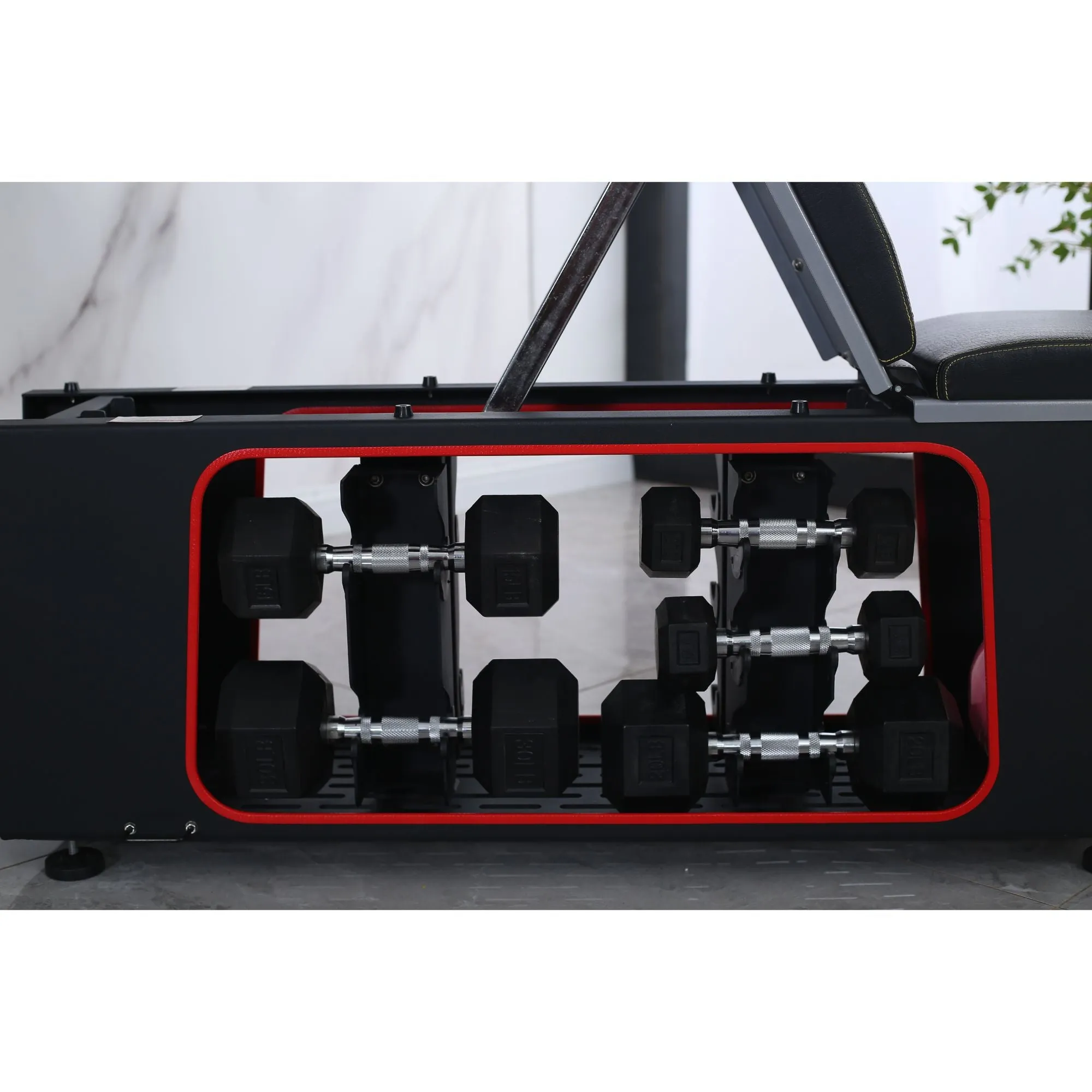 Weights adjustable studio storage HIIT bench